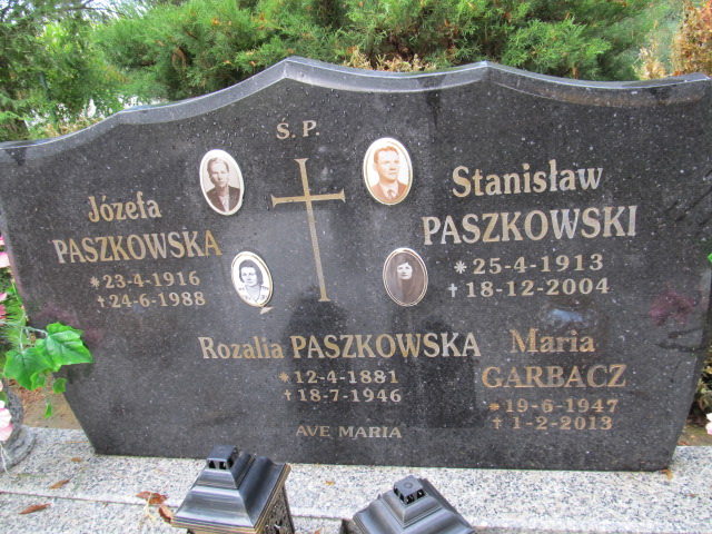 Maria Garbacz 1947 Siechnice k - Grobonet - Wyszukiwarka osób pochowanych